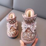 Kids Girls Snow Boots Factory - Patent Leather Boots OEM