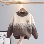 Children's Sweater Supplier - Custom Cartoon Pattern Top