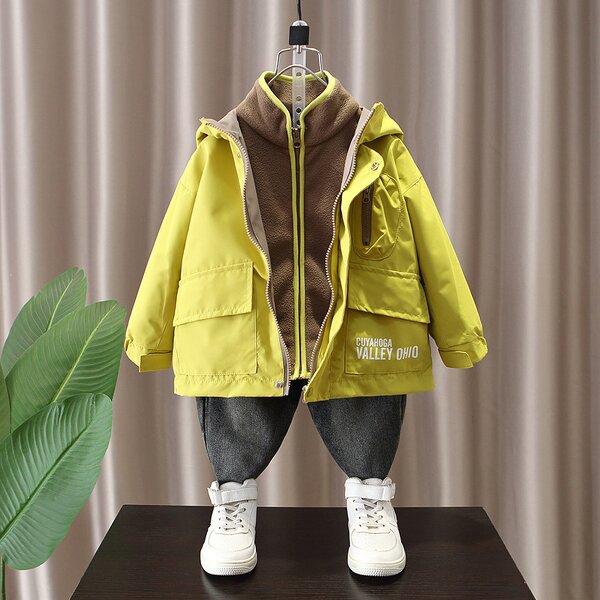 Boys Charge Clothes Manufacturer - Waterproof Hooded OEM