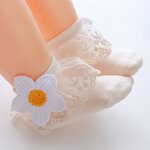 Baby Socks Factory - Cotton 3D Flower Decorated