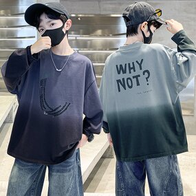 Children's T-Shirt Factory - Custom Long Sleeve Loose OEM