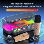 Portable Speaker Manufacturer - OEM/ODM RGB Lighting Wireless Microphone Speaker
