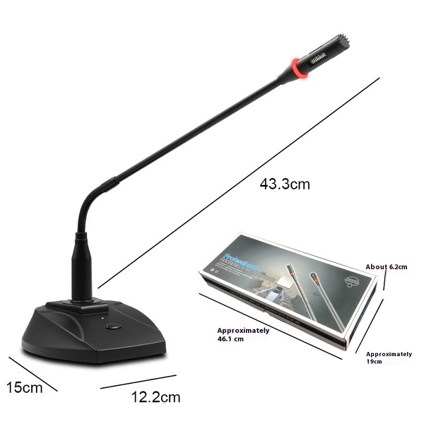 Conference Microphone Manufacturer - OEM/ODM Gooseneck Wired Cardioid Desktop Mic