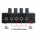 Headphone Amplifier Manufacturer - OEM/ODM 4 Channel Stereo Headphone Amp