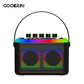 Karaoke Machine Manufacturer - OEM/ODM BT RGB Sound Card with Microphones