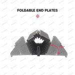 Microphone Isolation Shield Manufacturer - OEM/ODM 5 Door Metal Folding Shield