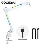 Microphone Stand Manufacturer - OEM/ODM Metal Desk Stand with Colorful Light Arm