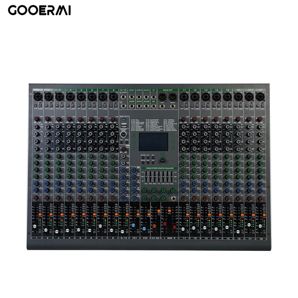 DJ Mixer Manufacturer - OEM/ODM 18 Channel DSP Effects Audio Console