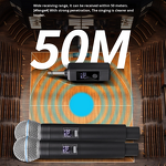 Wireless Microphone Manufacturer - OEM/ODM Cardioid XLR One-to-Two Karaoke Mic