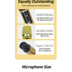 Wireless Microphone Manufacturer - OEM/ODM Handheld Rechargeable Cordless Mic