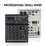 USB Audio Mixer Manufacturer - OEM/ODM Mini 4-Channel Built-In Delay Mixer