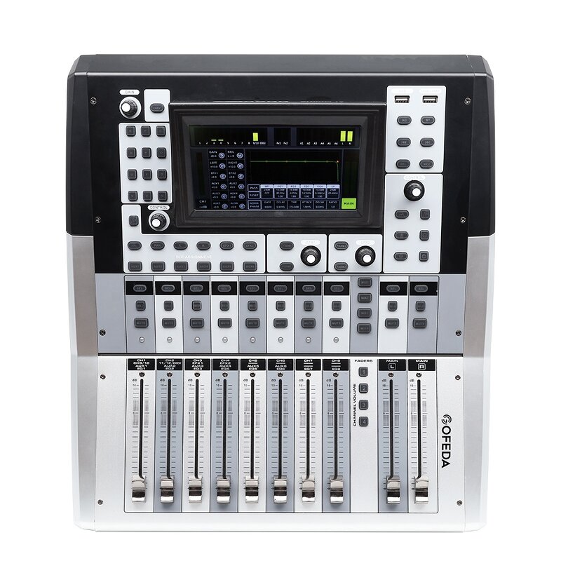 Sound Mixer Manufacturer - OEM/ODM 12 Channels Digital Echo Karaoke Mixer