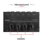 Headphone Amplifier Manufacturer - OEM/ODM 4 Channel Stereo Headphone Amp