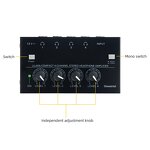 Headphone Amplifier Manufacturer - OEM/ODM 4 Channel Stereo Headphone Amplifier