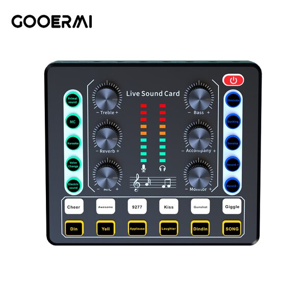 USB Sound Card Manufacturer - OEM/ODM Live Broadcast Audio Interface for PC