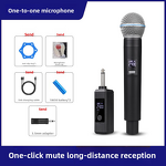 Wireless Microphone Manufacturer - OEM/ODM Cardioid XLR One-to-Two Karaoke Mic