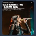 Wireless Microphone Manufacturer - OEM/ODM Cordless Handheld Rechargeable Stage Mic