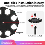 Microphone Holder Manufacturer - OEM/ODM Multi-Mic Holder Storage Organizer