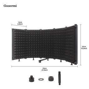 Microphone Isolation Shield Manufacturer - OEM/ODM 5 Door Plastics Sound Absorbing Foam