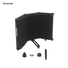 Microphone Isolation Shield Manufacturer - OEM/ODM Metal 3 Panels Adjustable Shield