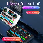 Live Sound Card Manufacturer - OEM/ODM Home KTV Voice Changer Audio Mixer