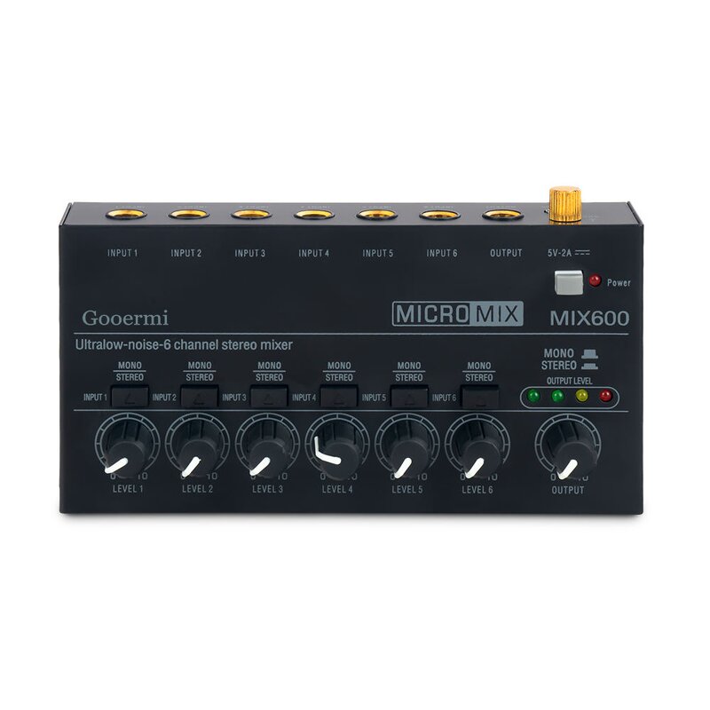 Mini Amplifier Manufacturer - OEM/ODM 6 Channel Stereo Headphone Amplifier