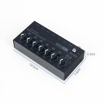 Mini Amplifier Manufacturer - OEM/ODM 6 Channel Stereo Headphone Amplifier