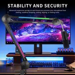 Microphone Stand Manufacturer - OEM/ODM RGB Rotatable Metal Desktop Stand