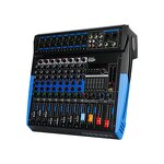 DJ Mixer Manufacturer - OEM/ODM 8 Channel USB Recording Sound Board Console