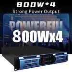 Power Amplifier Manufacturer - OEM/ODM 4 Channel 800 Watt Audio Amplifier