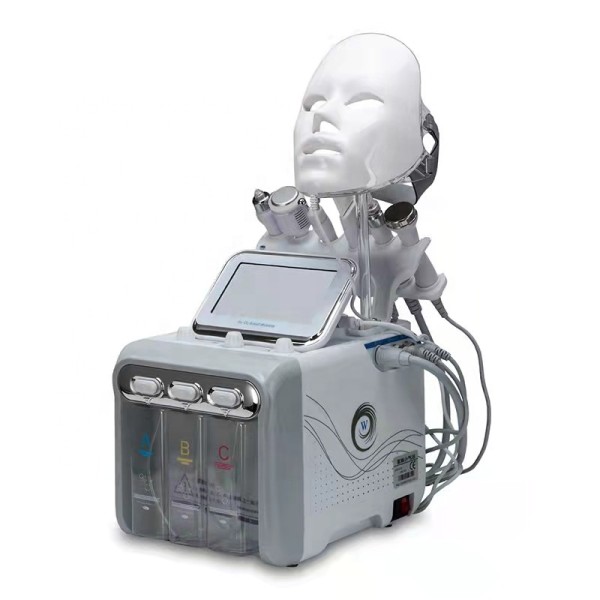 Aqua Facial Machine Supplier - Bulk 7in1 H202 Bubble LED Mask