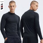 Men's Sports Top Manufacturer - OEM/ODM Custom High Neck Stand up Collar Gym Top