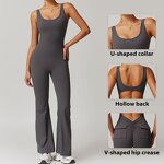 Women's Jumpsuit Manufacturer - OEM/ODM Custom Elasticity Seamless Yoga Fit Jumpsuit