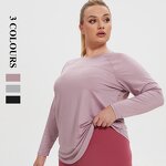 Women's Sportswear Manufacturer - OEM/ODM Custom Plus Size Mesh Splicing T-Shirt