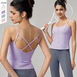 Women's Tank Top Manufacturer - OEM/ODM Custom Nude Feeling Thin Strap Vest