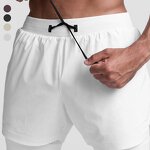 Men's Sports Shorts Manufacturer - OEM/ODM Custom Mesh Double-layer Workout Shorts