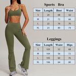 Women's Sport Suit Manufacturer - OEM/ODM Custom Thin Strap Wide Leg Gym Set
