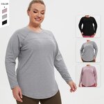 Women's Sportswear Manufacturer - OEM/ODM Custom Plus Size Mesh Splicing T-Shirt