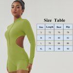 Women's Jumpsuit Manufacturer - OEM/ODM Custom Backless Soft Comfortable Half Zipper
