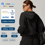 Women's Hoodie Manufacturer - OEM/ODM Custom Full Open Zipper Loose Hoodie