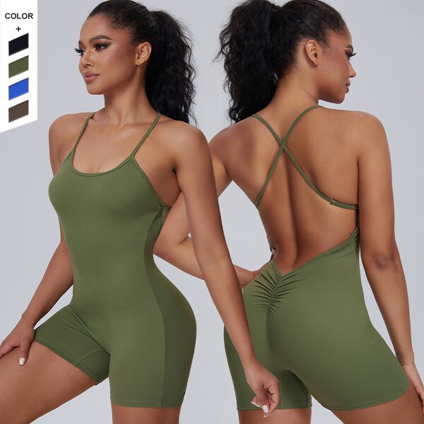 Women's Bodysuit Manufacturer - OEM/ODM Custom Casual Nude One-Piece Hip Lift Wear