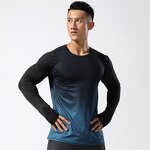 Men's Sport Wear Manufacturer - OEM/ODM Custom Yoga Loose Long Sleeved T Shirts