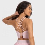 Sports Bra Manufacturer - OEM/ODM Custom Widened Shoulder Straps Cross Back Bra