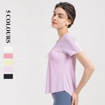 Women's Yoga Top Manufacturer - OEM/ODM Custom Short Sleeved Quick Dry T-shirt
