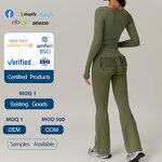 Women's Yoga Jacket Suit Manufacturer - OEM/ODM Custom Seamless Windproof Plus Set