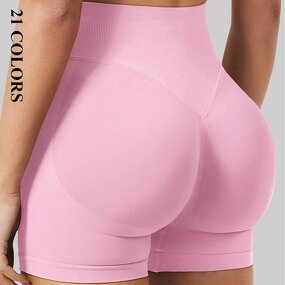 Women's Yoga Shorts Manufacturer - OEM/ODM Custom High Waist Scrunch Shorts