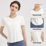 Women's Yoga Top Manufacturer - OEM/ODM Custom Short Sleeved Quick Dry T-shirt