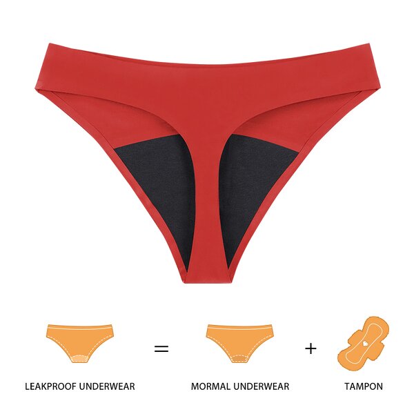 Women's Panty Manufacturer - OEM/ODM Custom Anti-bacterial Leak Proof Thong
