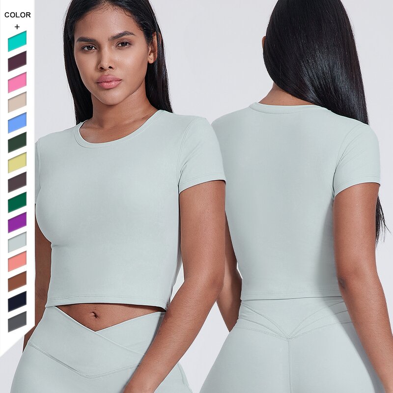 Women's Sports T-shirt Manufacturer - OEM/ODM Custom Lightweight Seamless T-Shirt