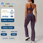 Women's Sport Suit Manufacturer - OEM/ODM Custom Thin Strap Wide Leg Gym Set